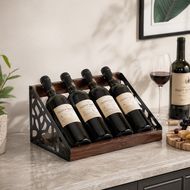 Home Bar Shelves - Rak Anggur Kayu untuk Bar Rumah,