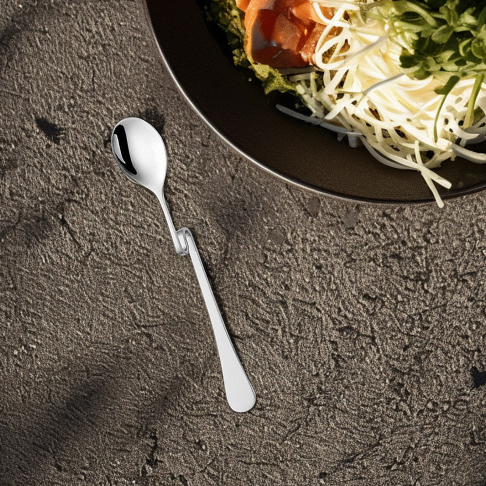 Bar Spoon Twisted - 6Pcs Sendok Pengaduk Gantung Bentuk S
