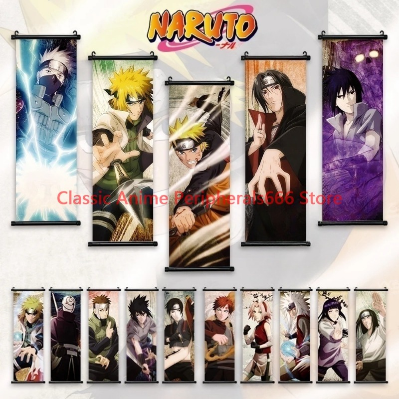 Home Bar Setup - Naruto lukisan gantung kanvas dekorasi rumah