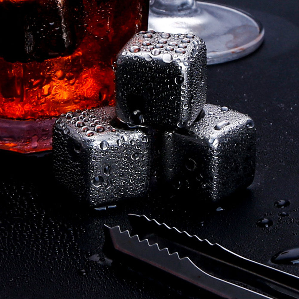 Home Bar Set - 2Set Batu Es Stainless Steel yang