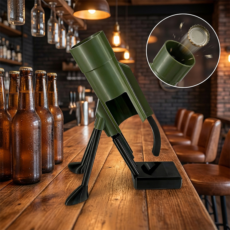 Home Bar Set - Pembuka Botol Bir Mortar, Pembuka Tekan,