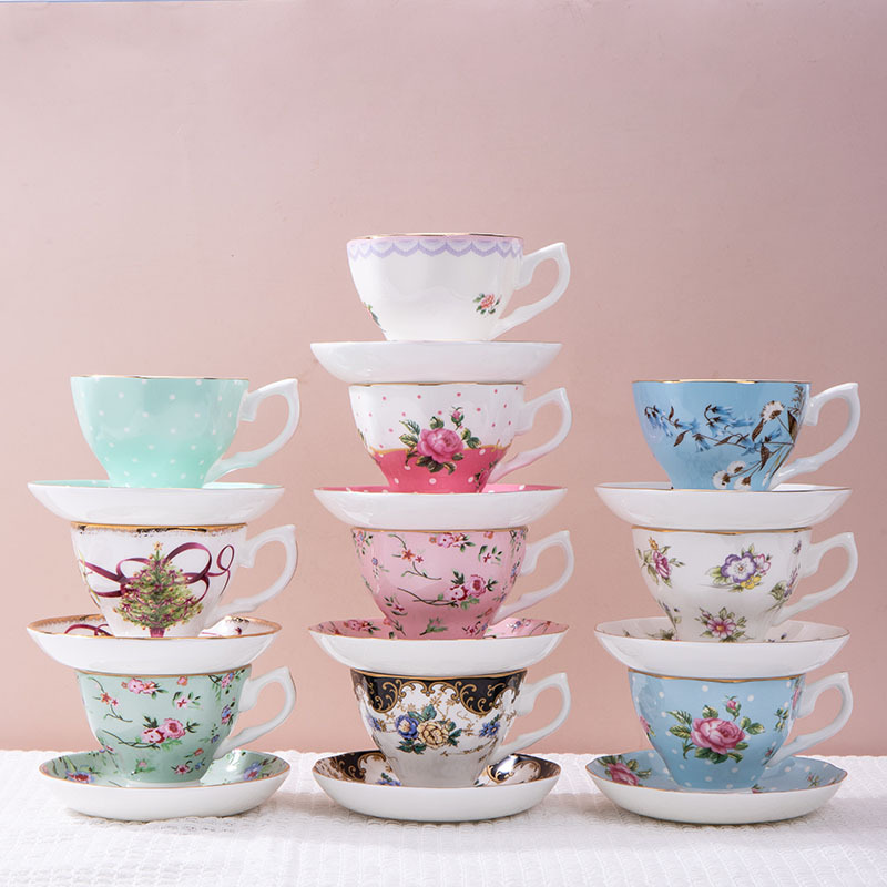 Old Fashioned Glass - 1pc Set Cangkir Kopi Keramik Prancis
