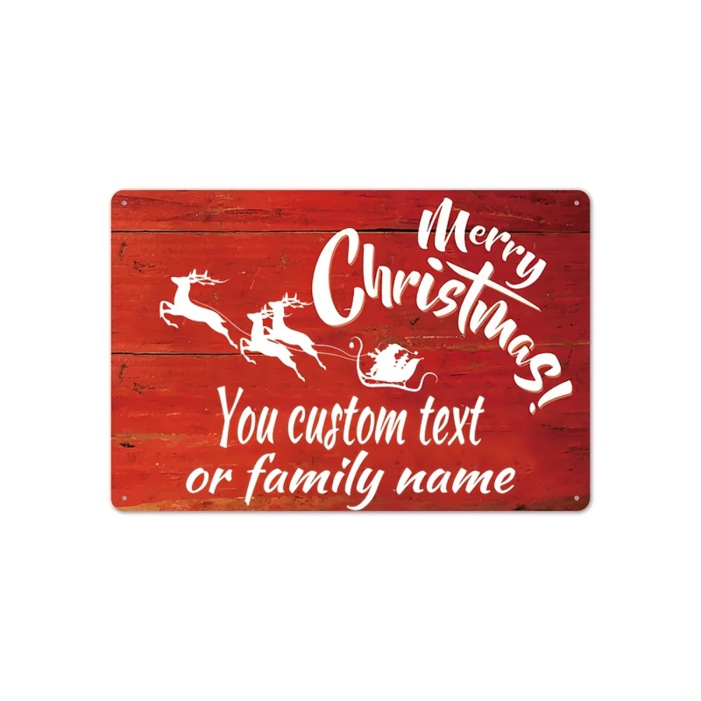 Papan Nama Natal Kustom 20.32x - Home Bar Signs ulasan dan harga
