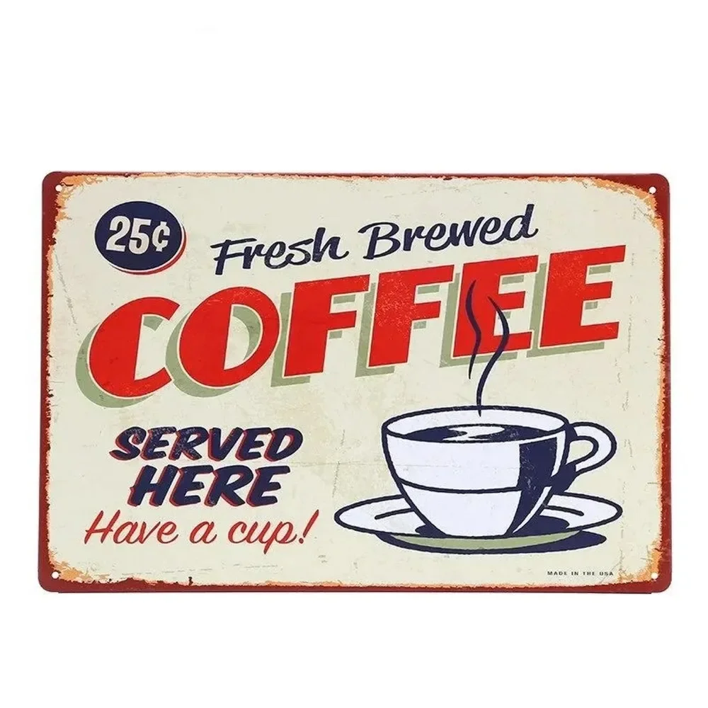 Papan Tanda Logam Dekorasi Din - Home Bar And Coffee ulasan dan harga