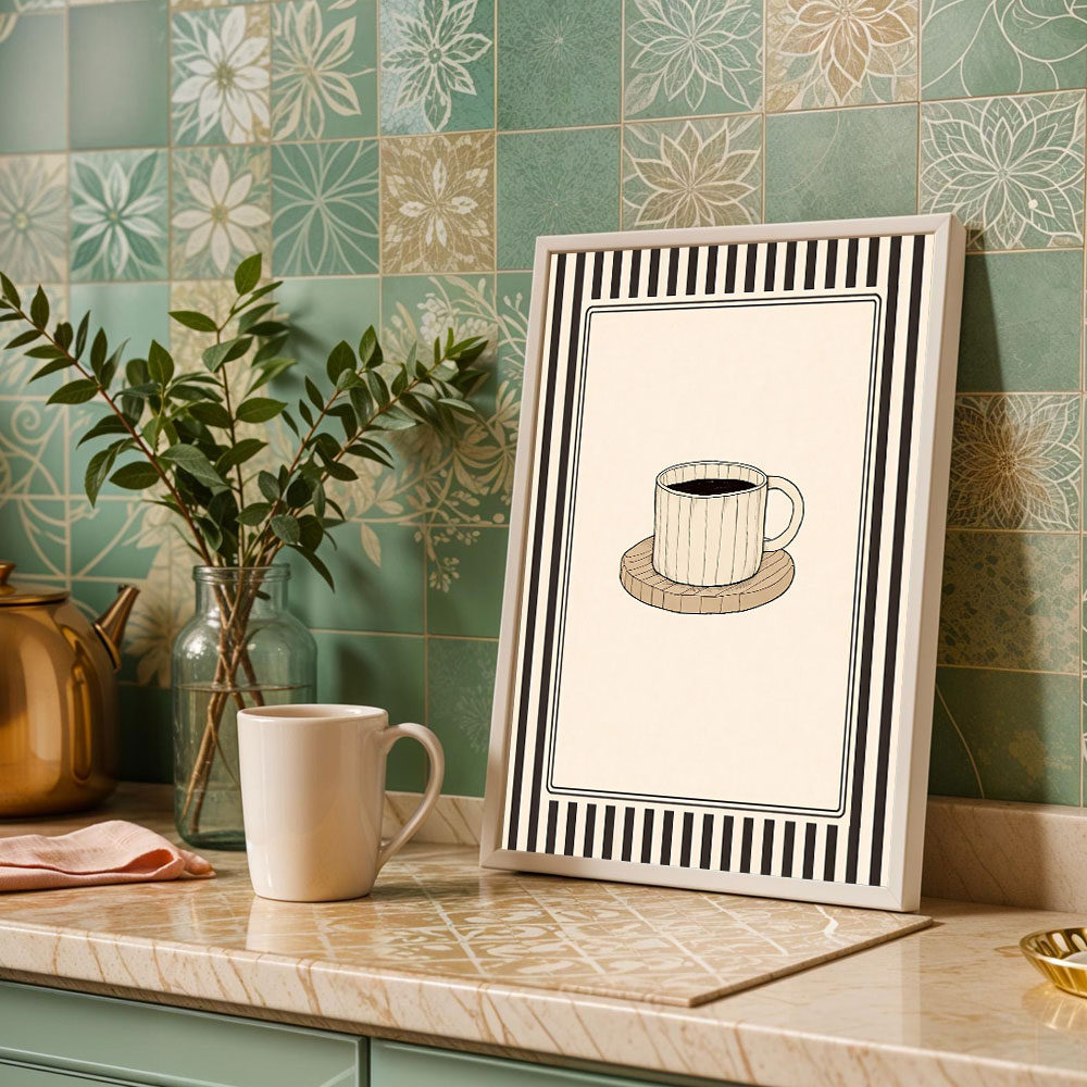 1 Buah Poster Pecinta Kopi Sen - Home Bar And Coffee ulasan dan harga