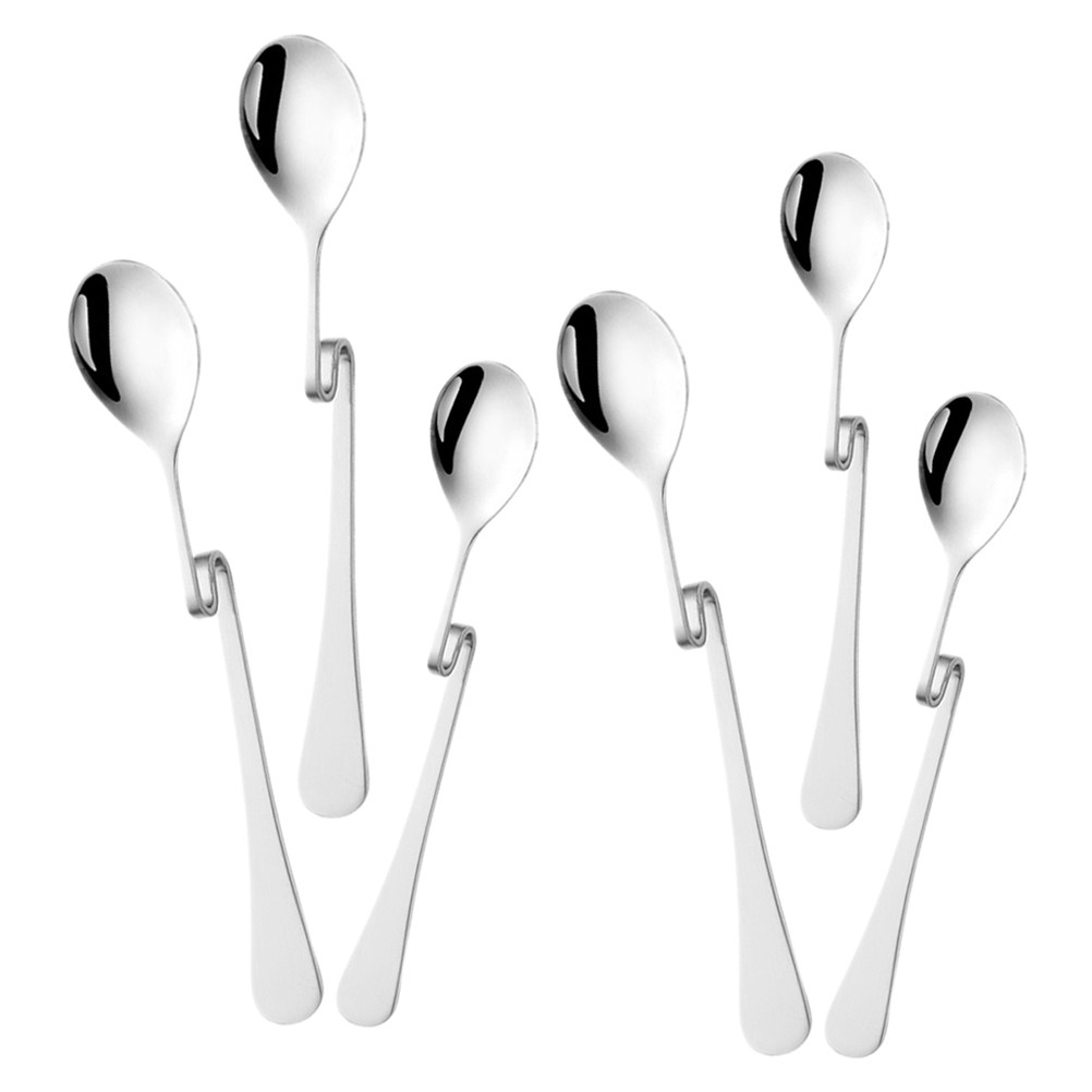 6Pcs Sendok Pengaduk Gantung B - Bar Spoon Twisted ulasan dan harga