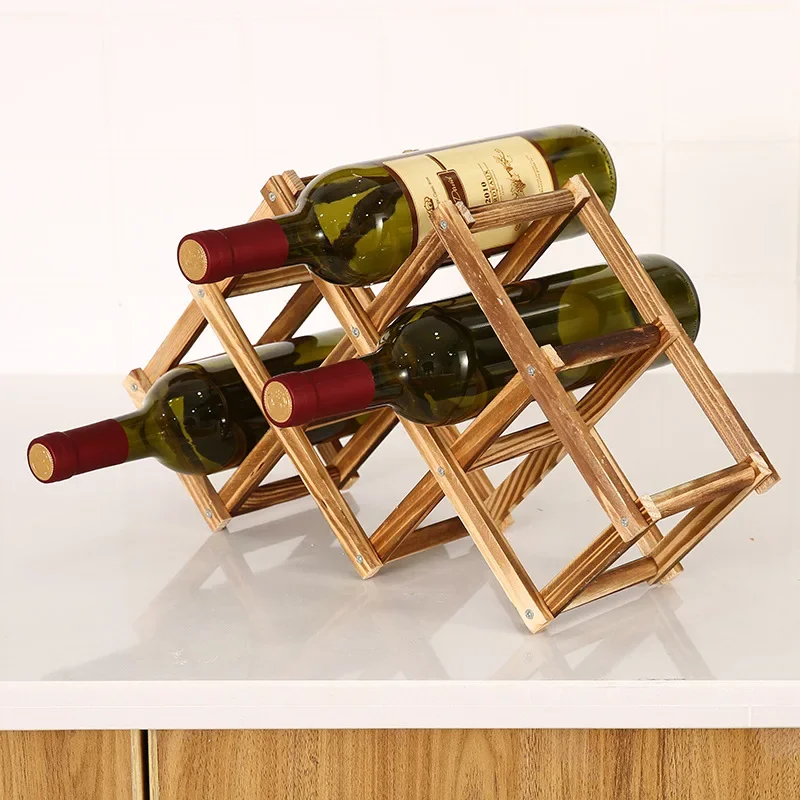 Rak Anggur Kayu Dapat Dilipat  - Home Bar Setup ulasan dan harga