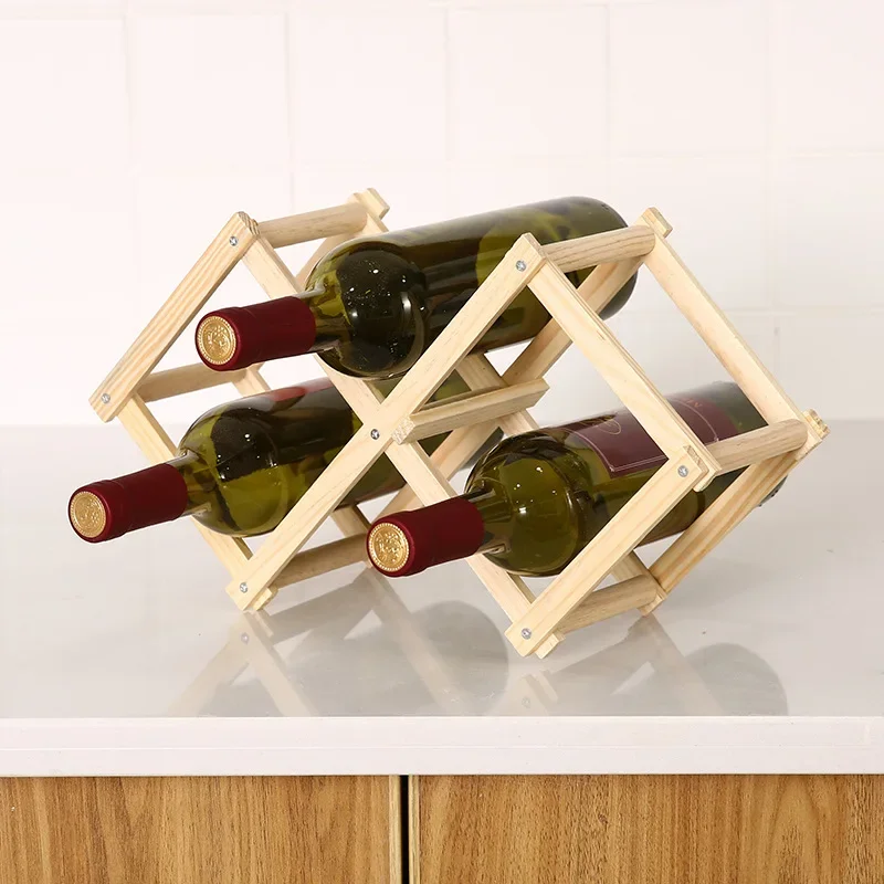 Rak Anggur Kayu Dapat Dilipat  - Home Bar Setup ulasan dan harga