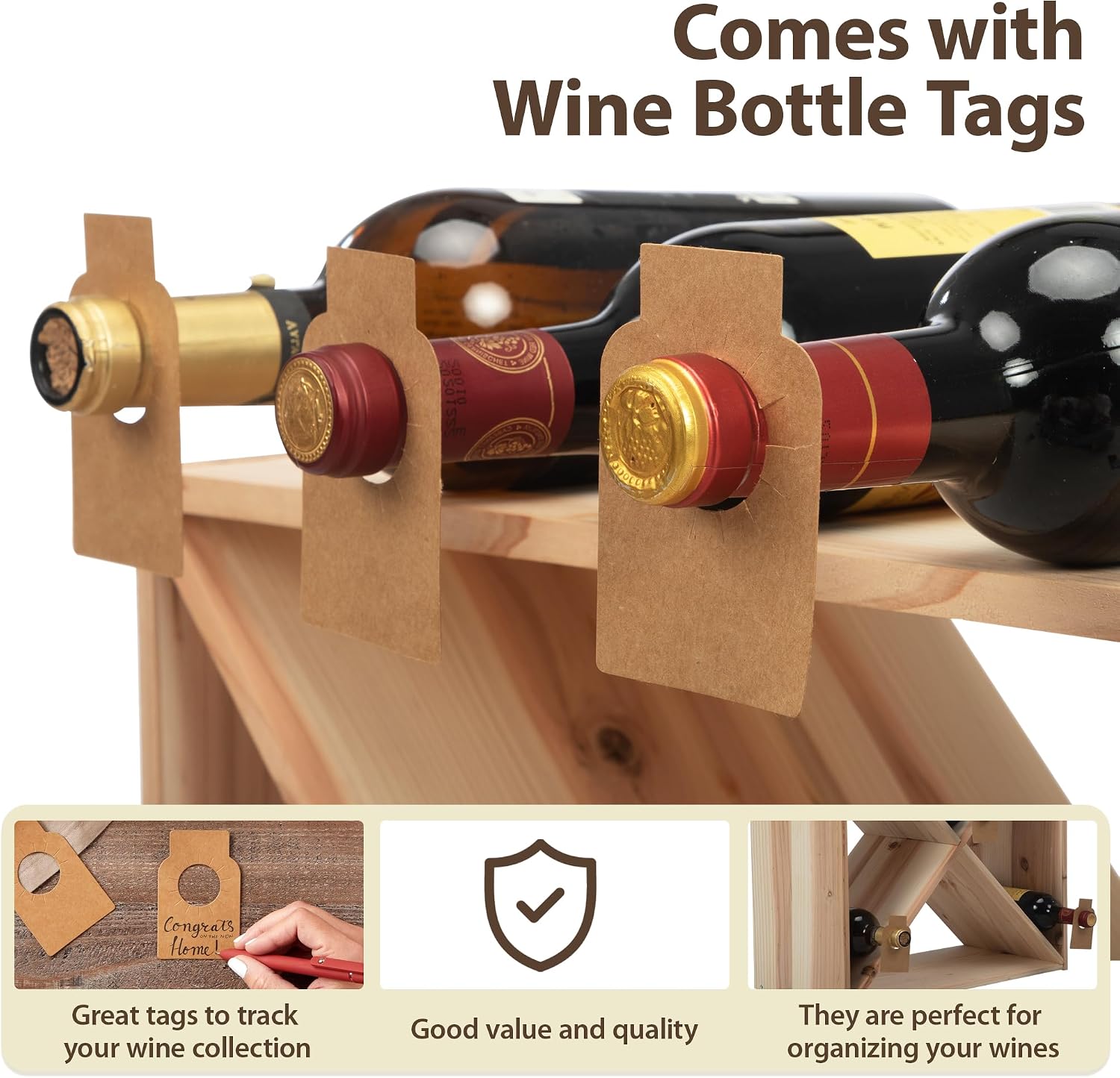 Rak Anggur 96 Botol, Penyimpan - Home Bar Shelves ulasan dan harga