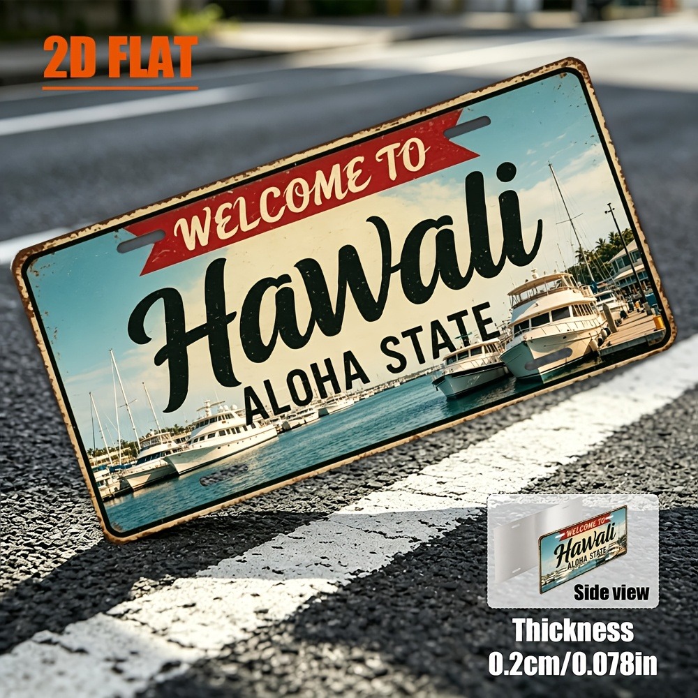 1 Buah Tanda Retro Hawaii Data - Home Bar Signs ulasan dan harga
