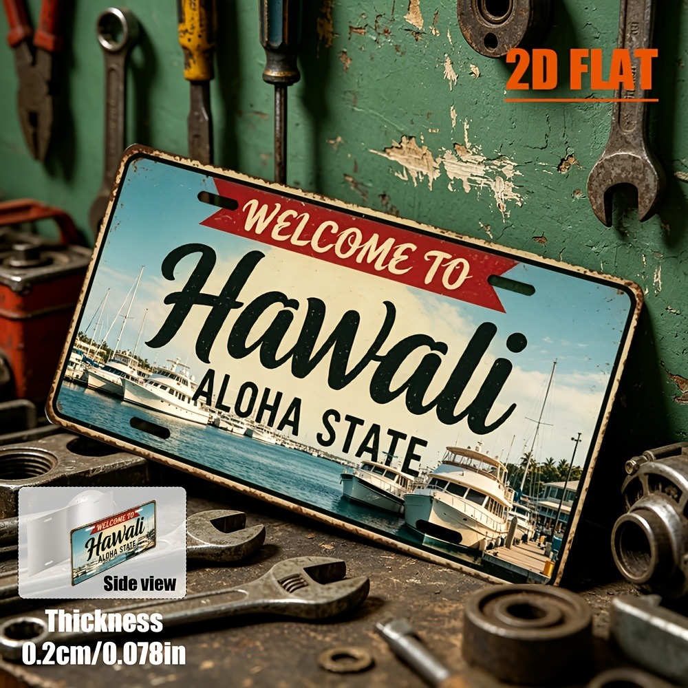 1 Buah Tanda Retro Hawaii Data - Home Bar Signs ulasan dan harga