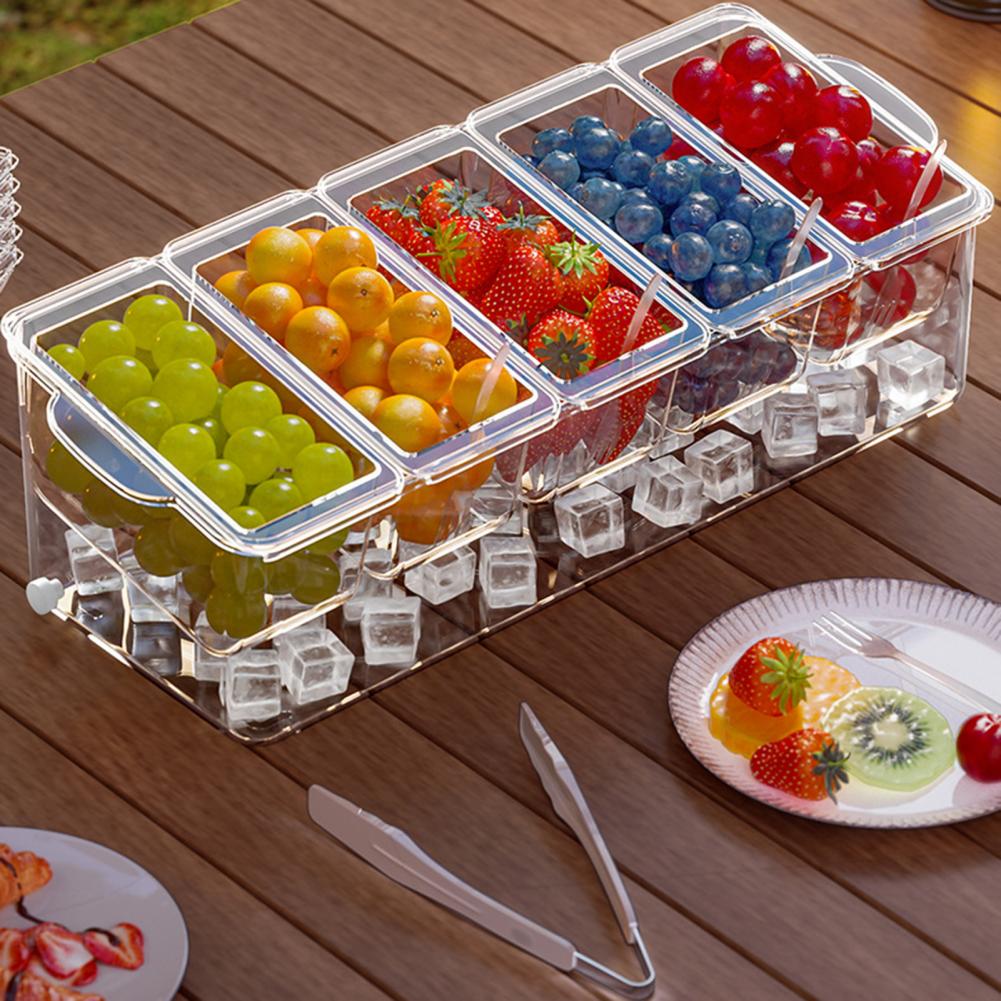 Set Perlengkapan Sajian Taco B - Garnish Tray Set ulasan dan harga
