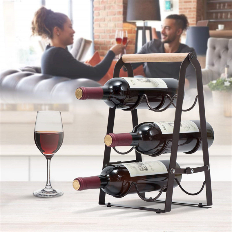 Rak Penyimpanan Botol Anggur L - Home Bar Shelves ulasan dan harga