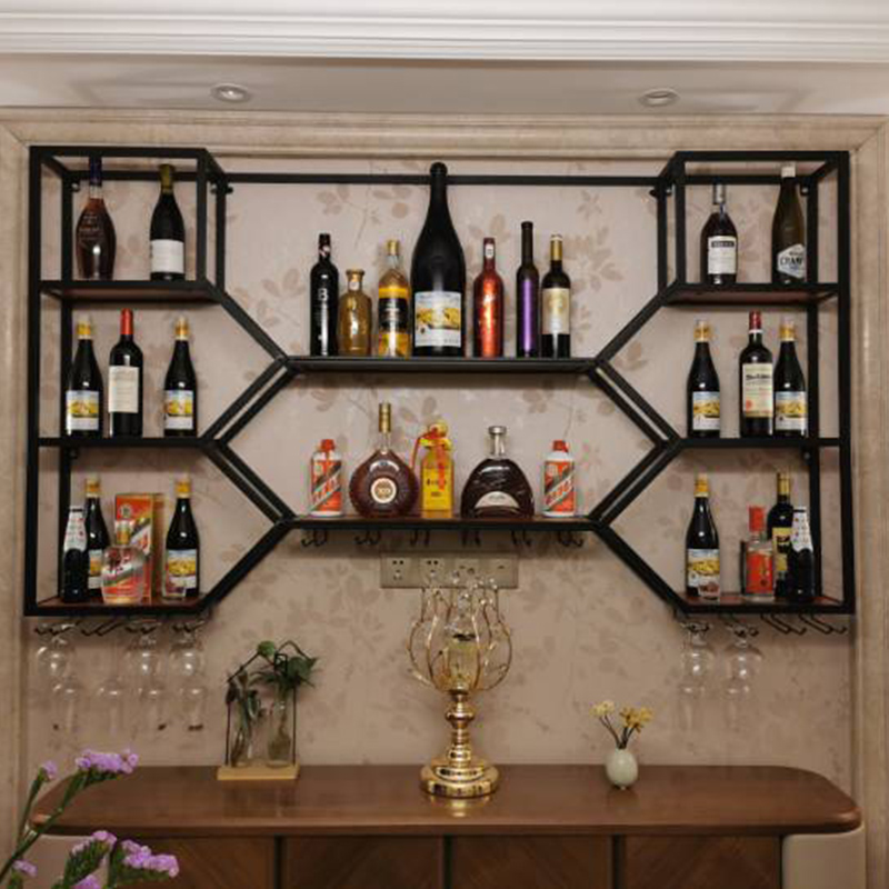 Rak Logam Lemari Anggur Ruang  - Home Bar Shelves ulasan dan harga