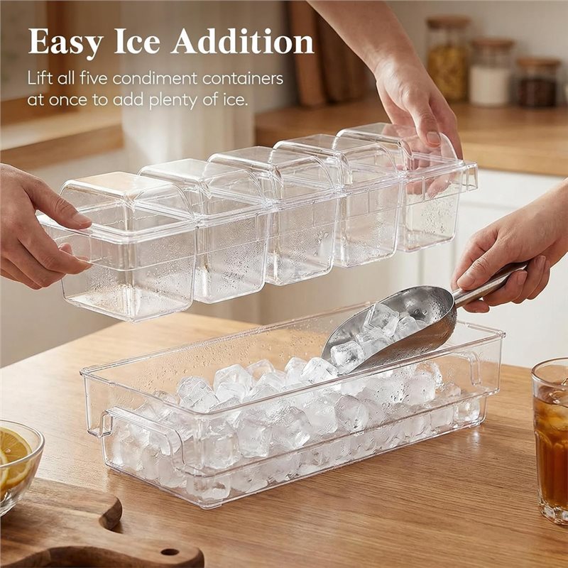 PHFU-Taco Untuk Set Penyajian  - Garnish Tray Set ulasan dan harga
